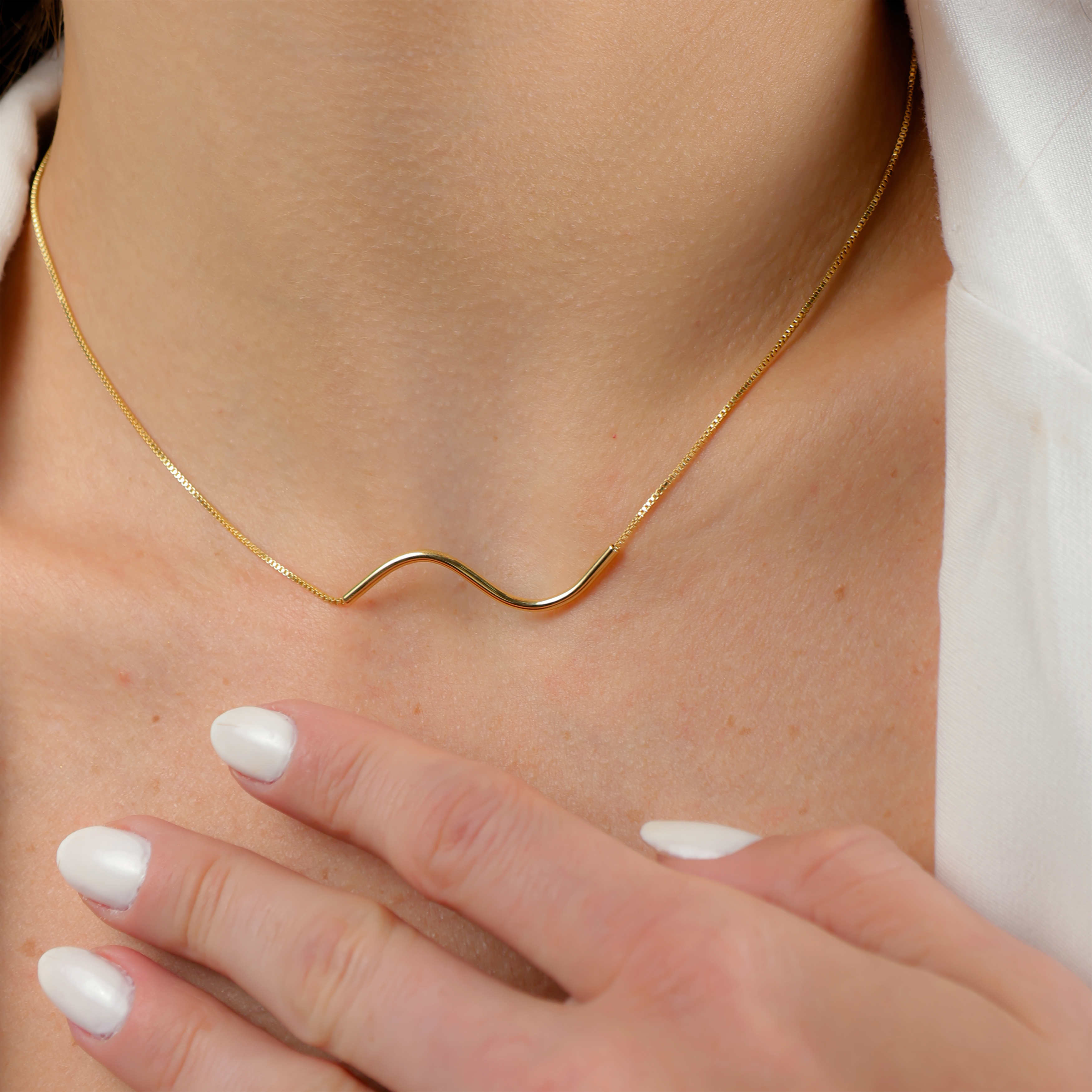 Allocco Necklace | Gold