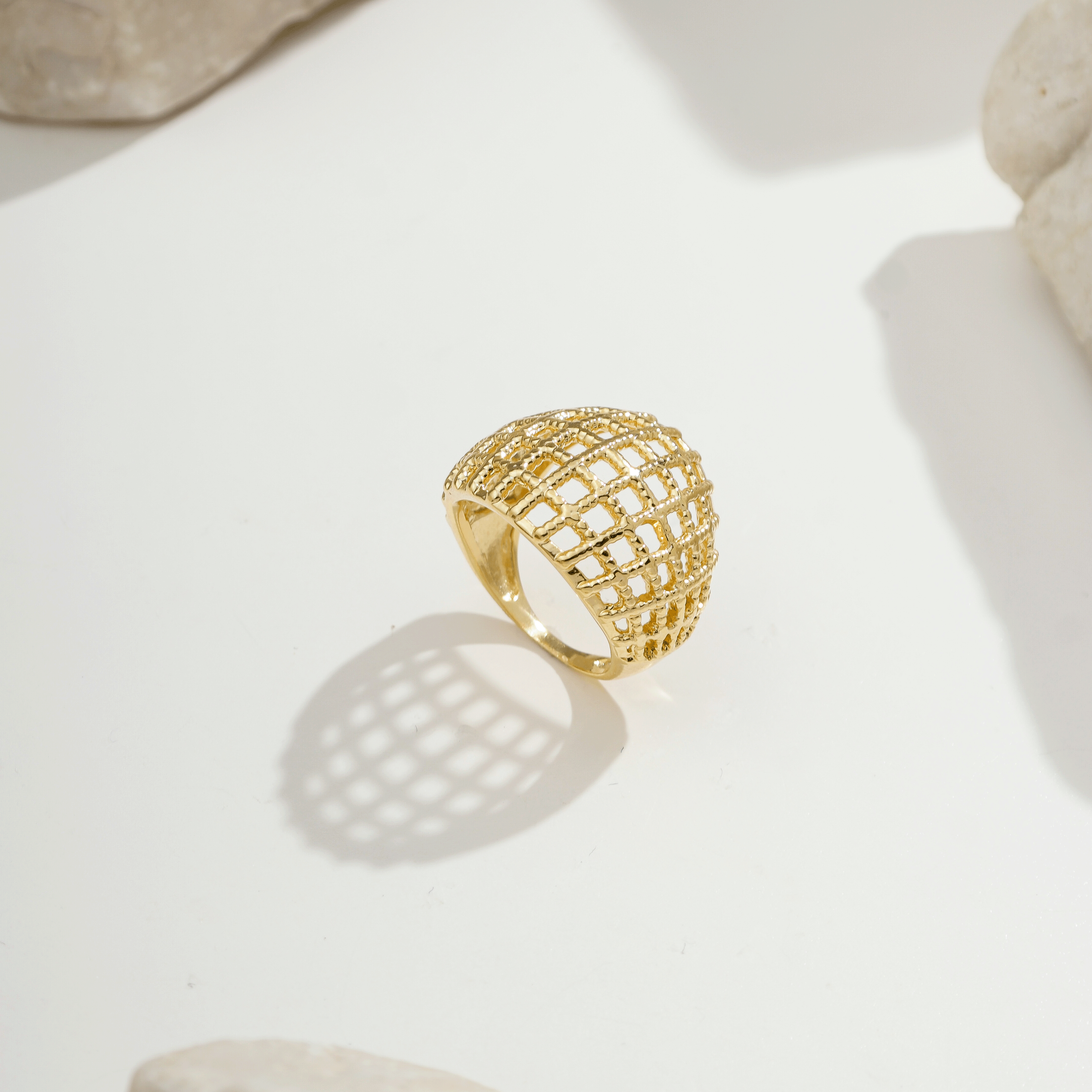Capinera Lattice Ring | Gold