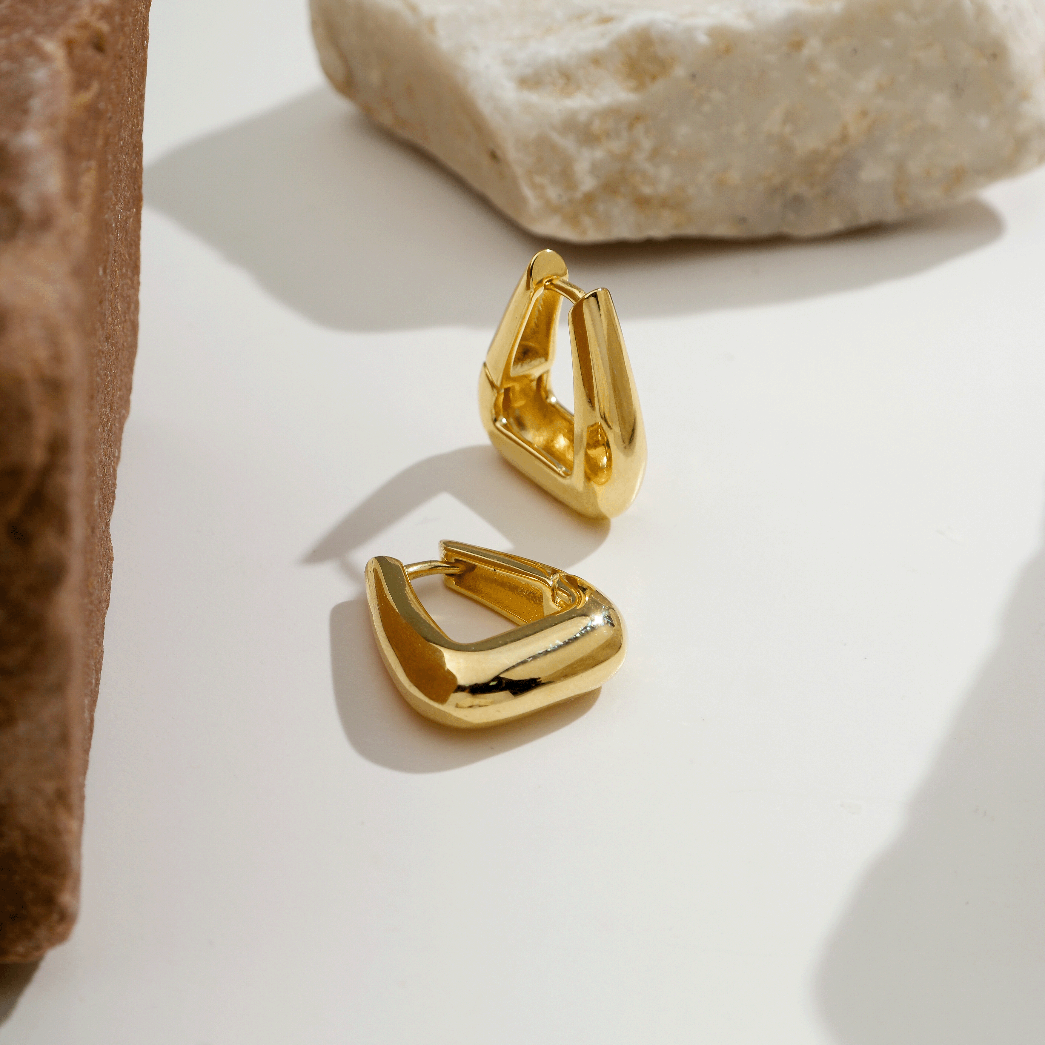 Lou Hoop Earrings | Gold