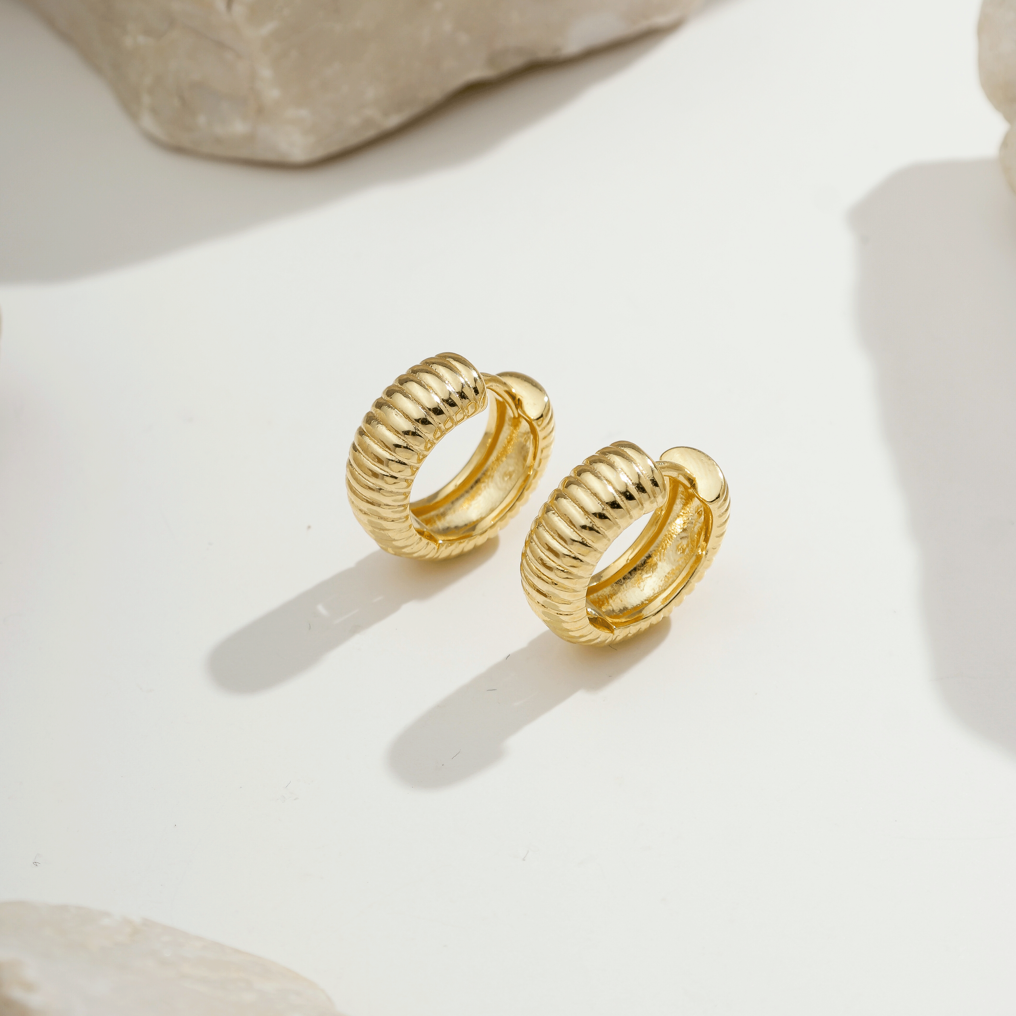 Oraio Hoop Earrings | Gold
