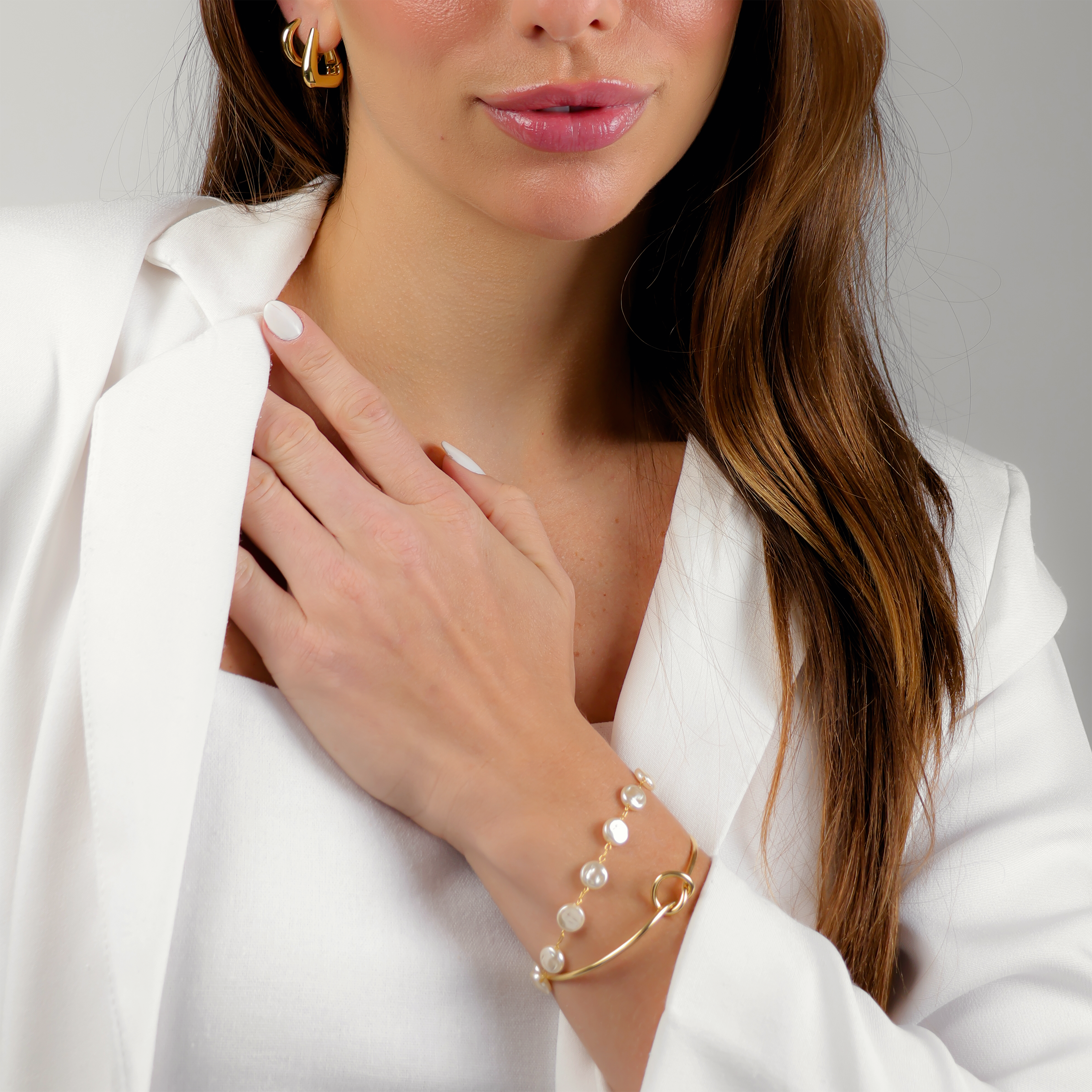 Lou Hoop Earrings | Gold