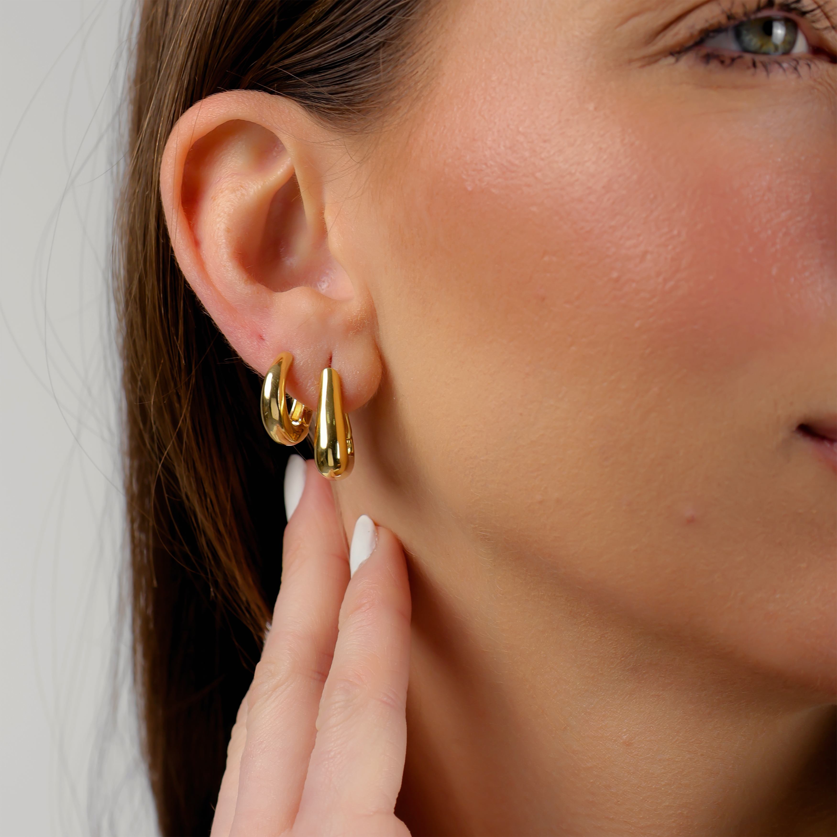 Lou Hoop Earrings | Gold