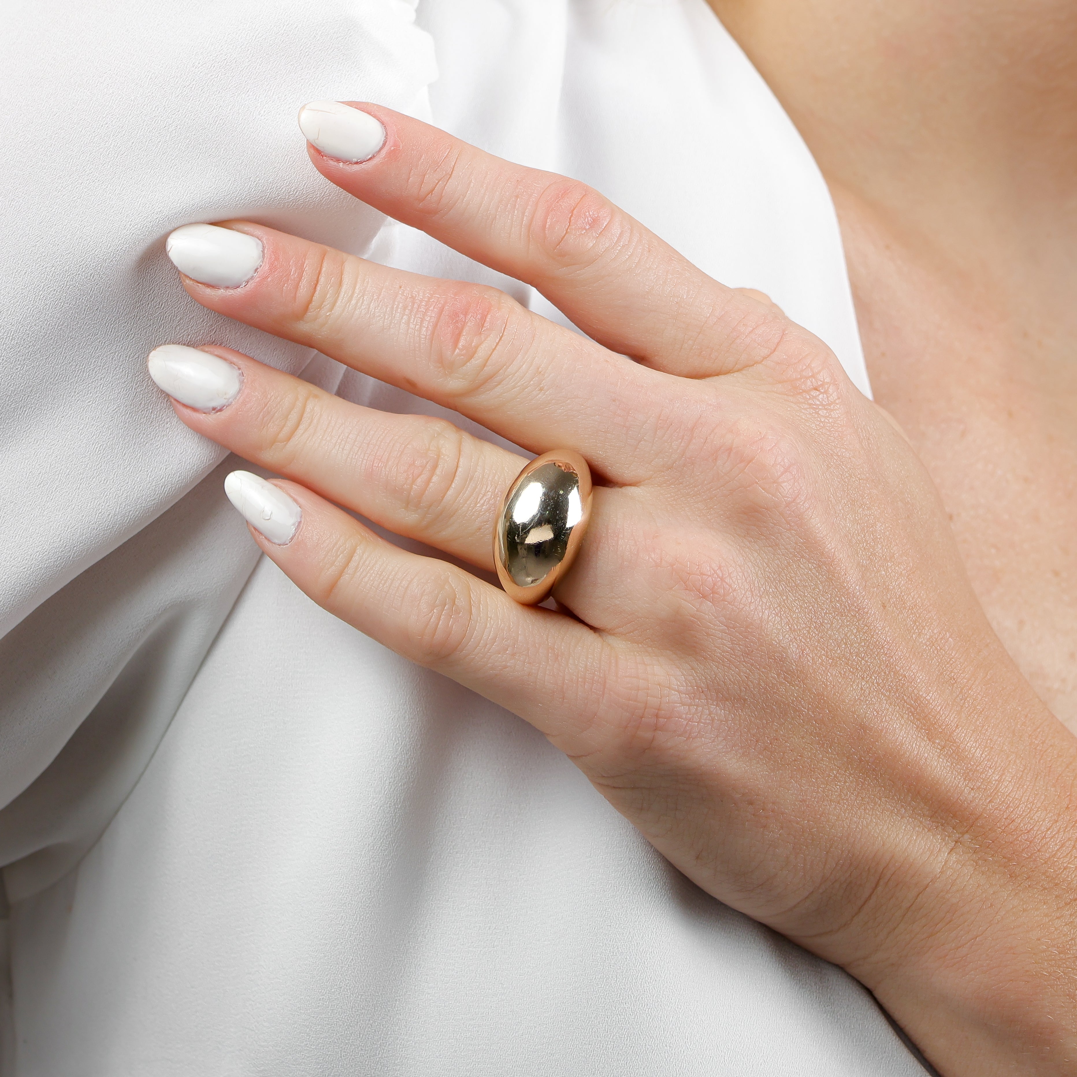 Astore Dome Ring | Gold