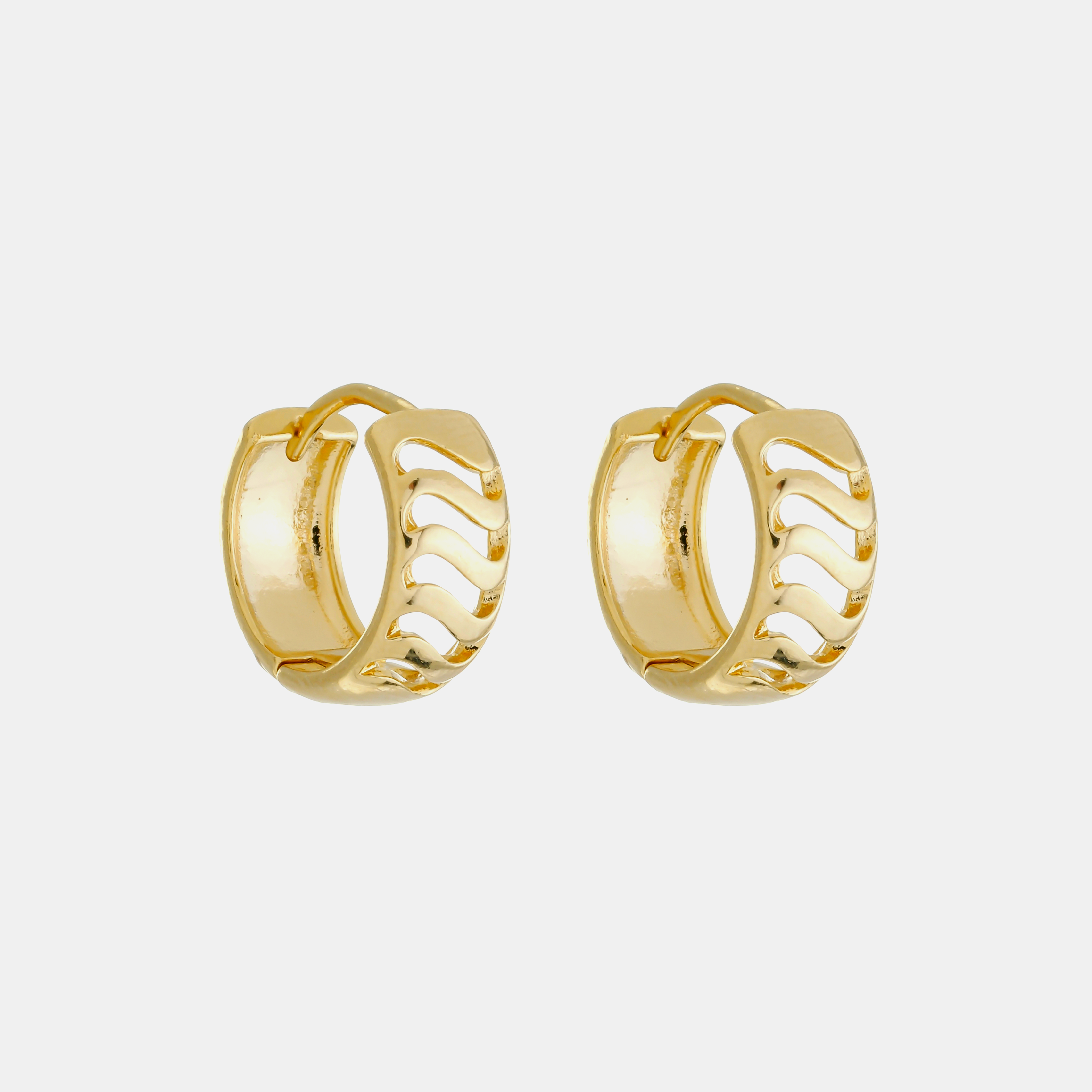 Civetta Hoop Earrings | Gold