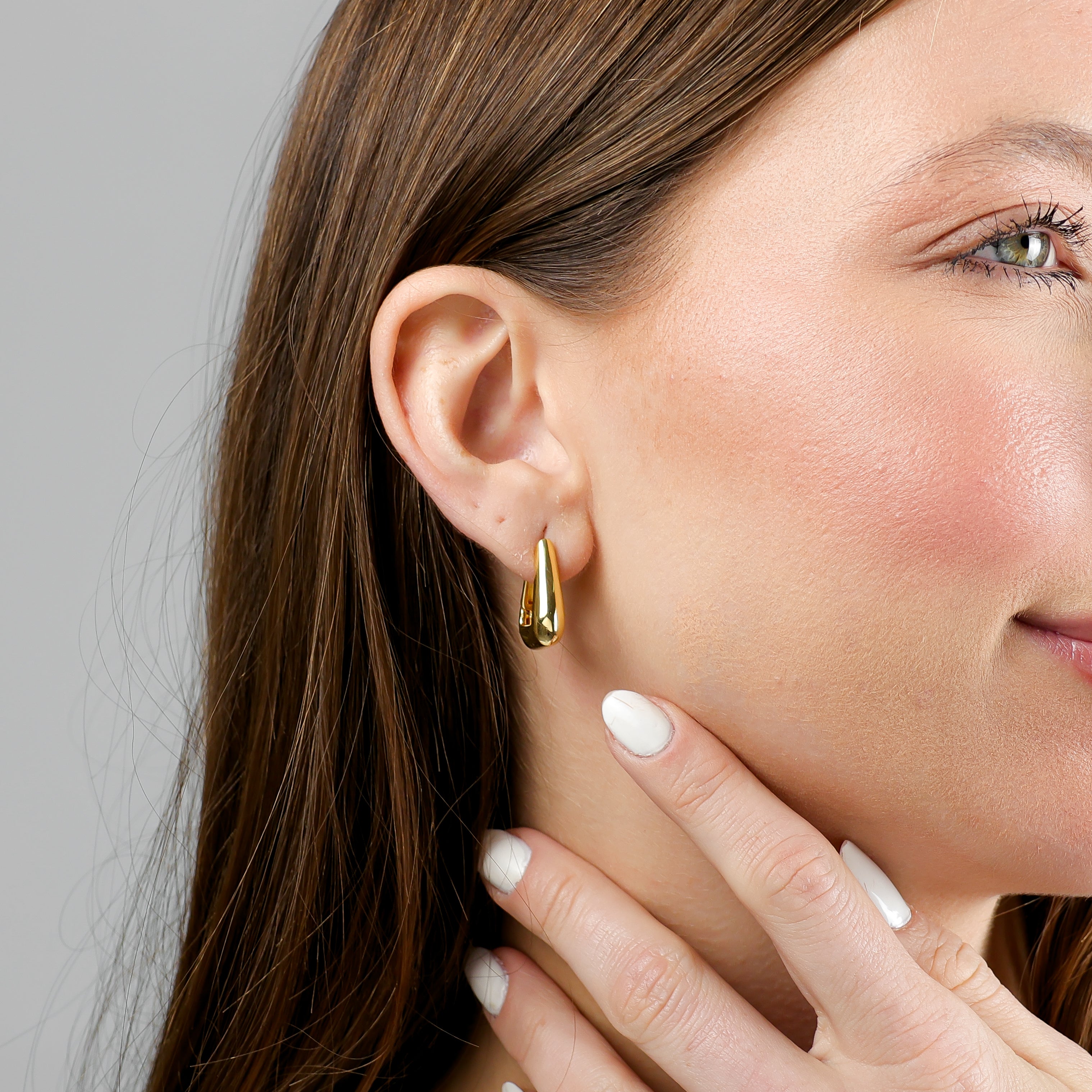 Lou Hoop Earrings | Gold