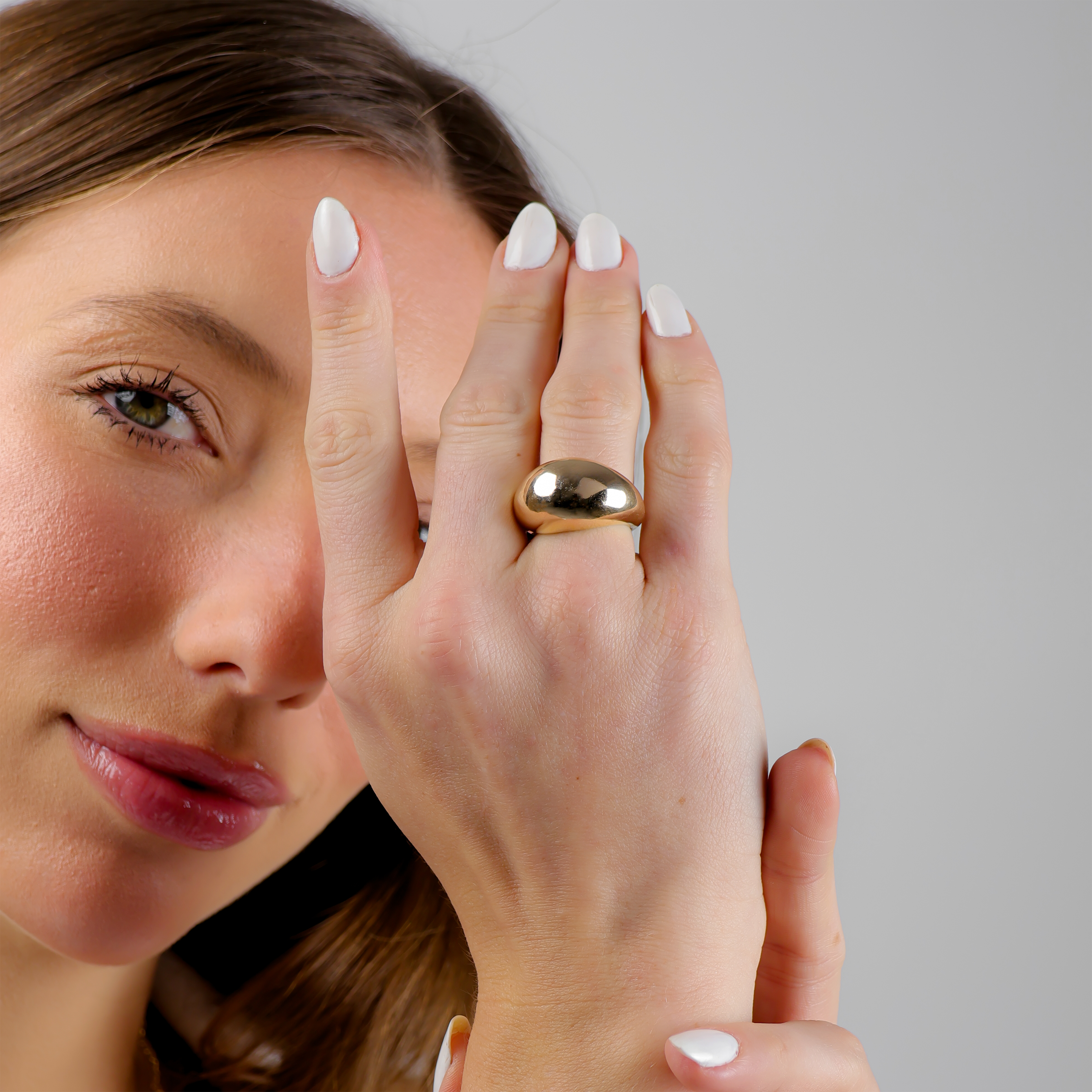 Astore Dome Ring | Gold