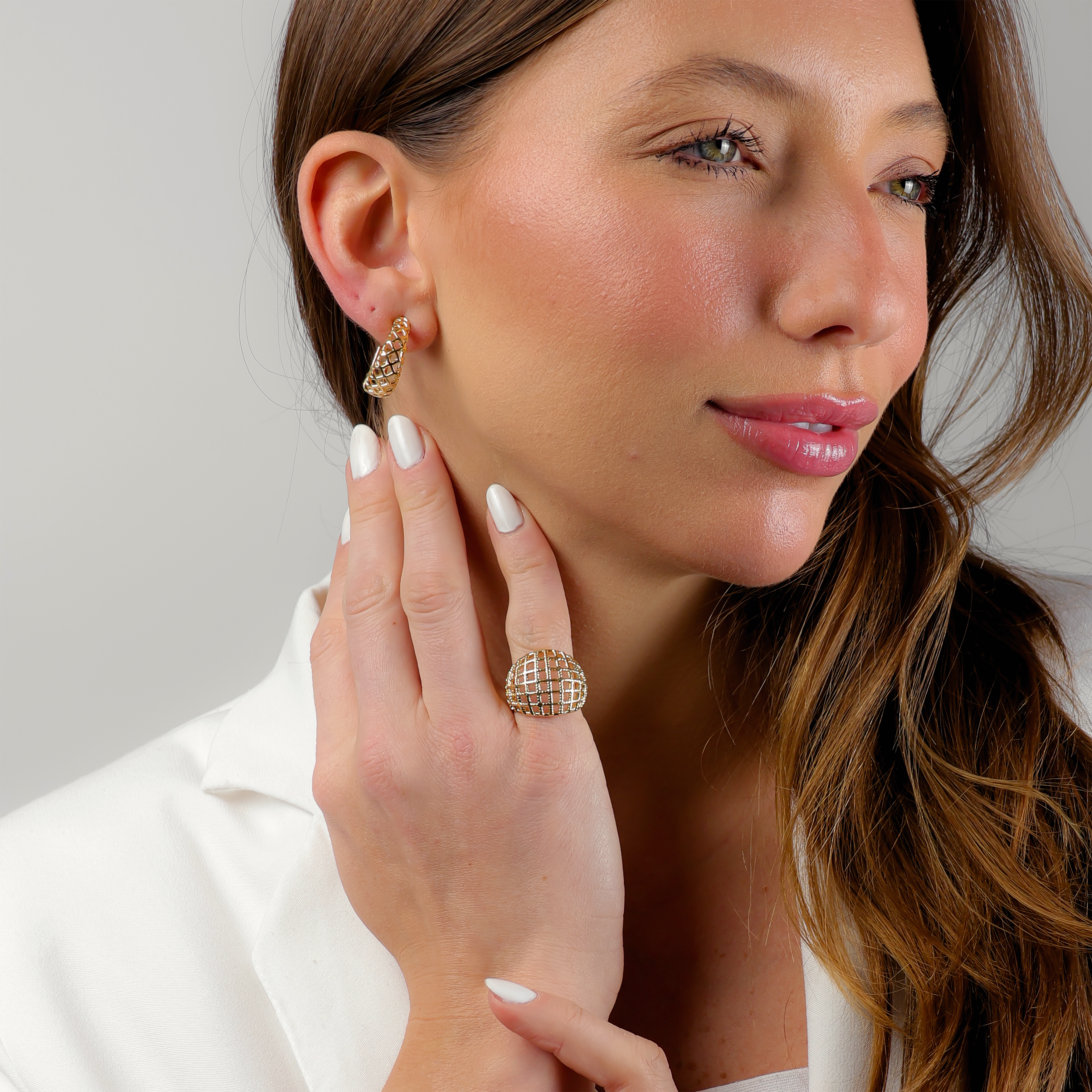 Capinera Lattice Ring | Gold