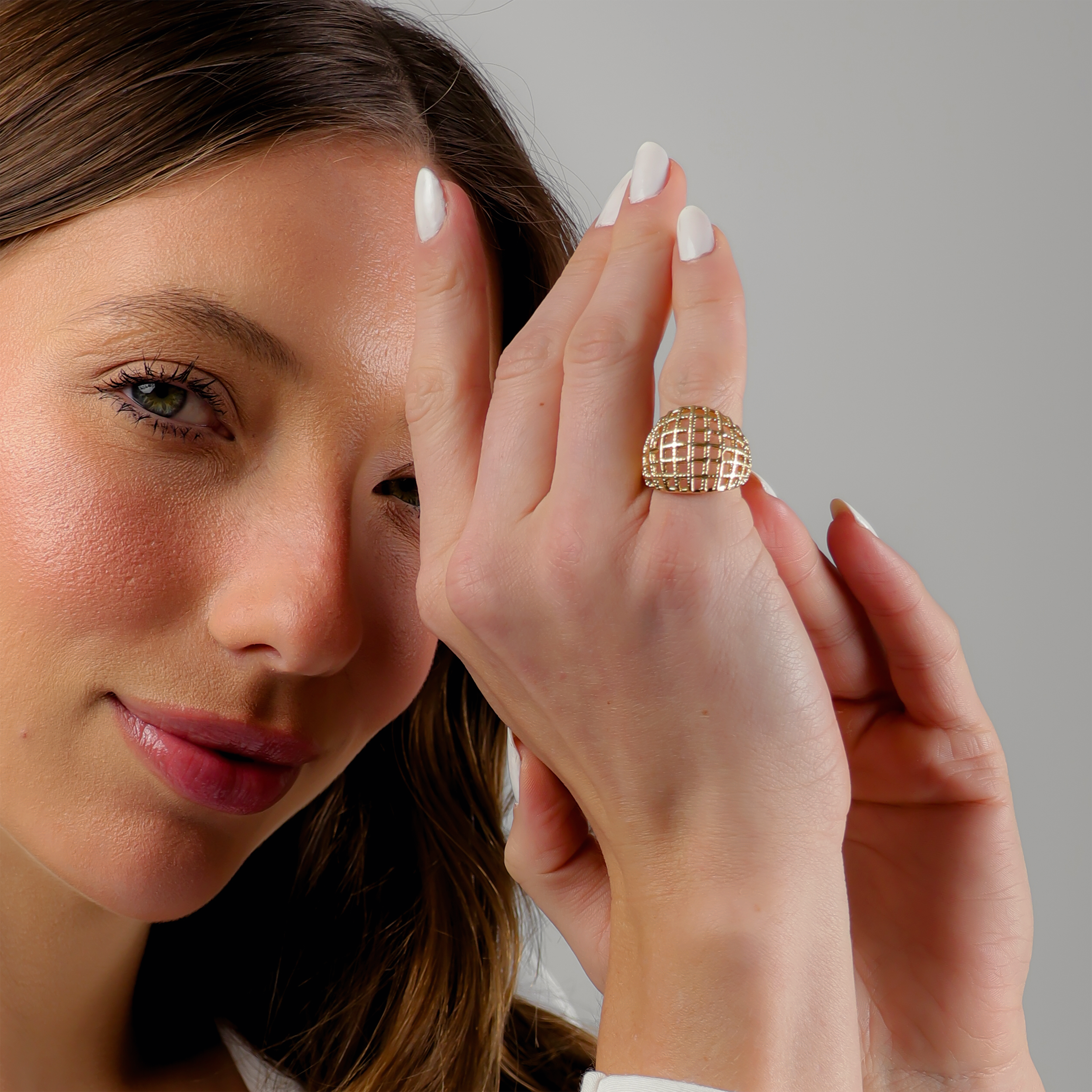 Capinera Lattice Ring | Gold
