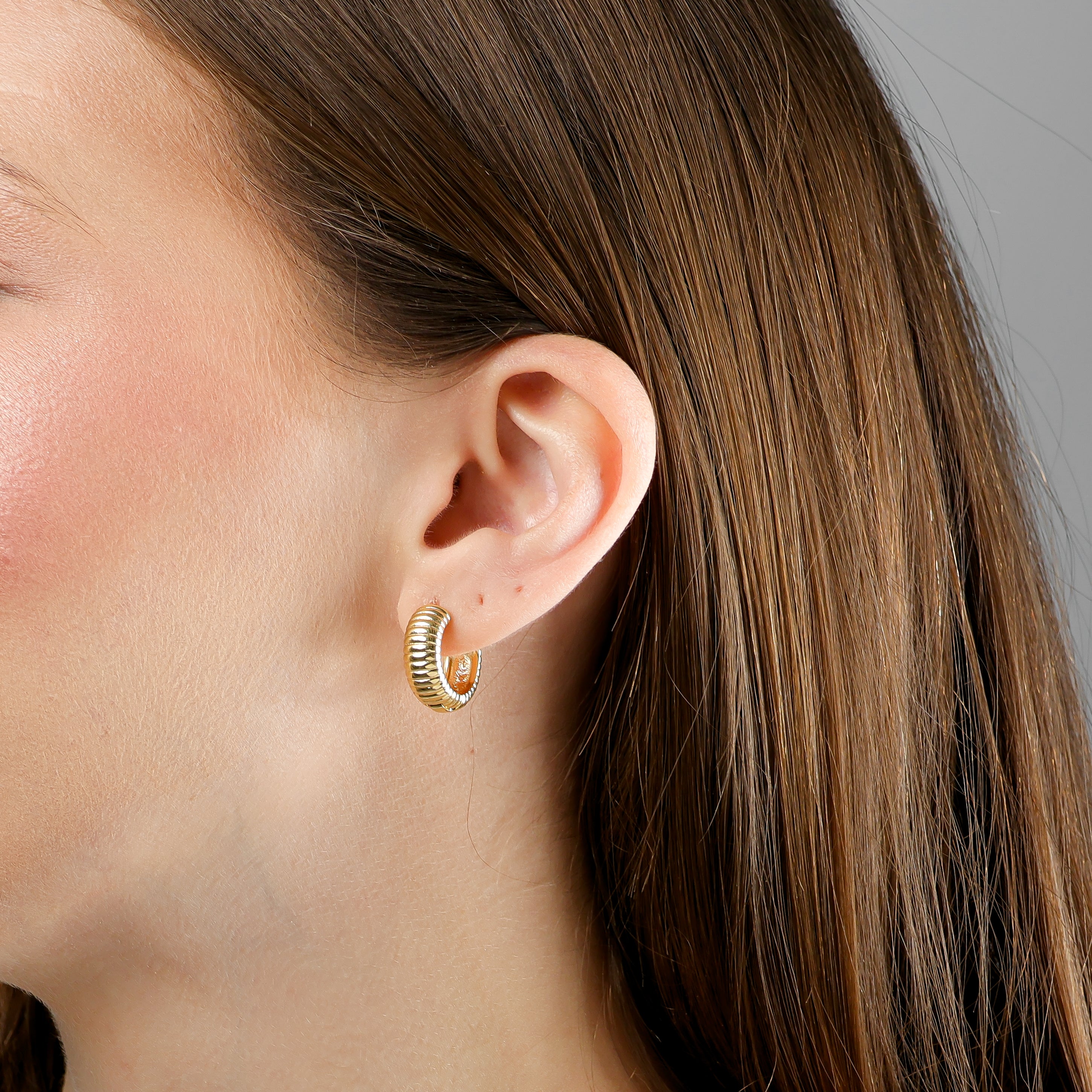 Oraio Hoop Earrings | Gold