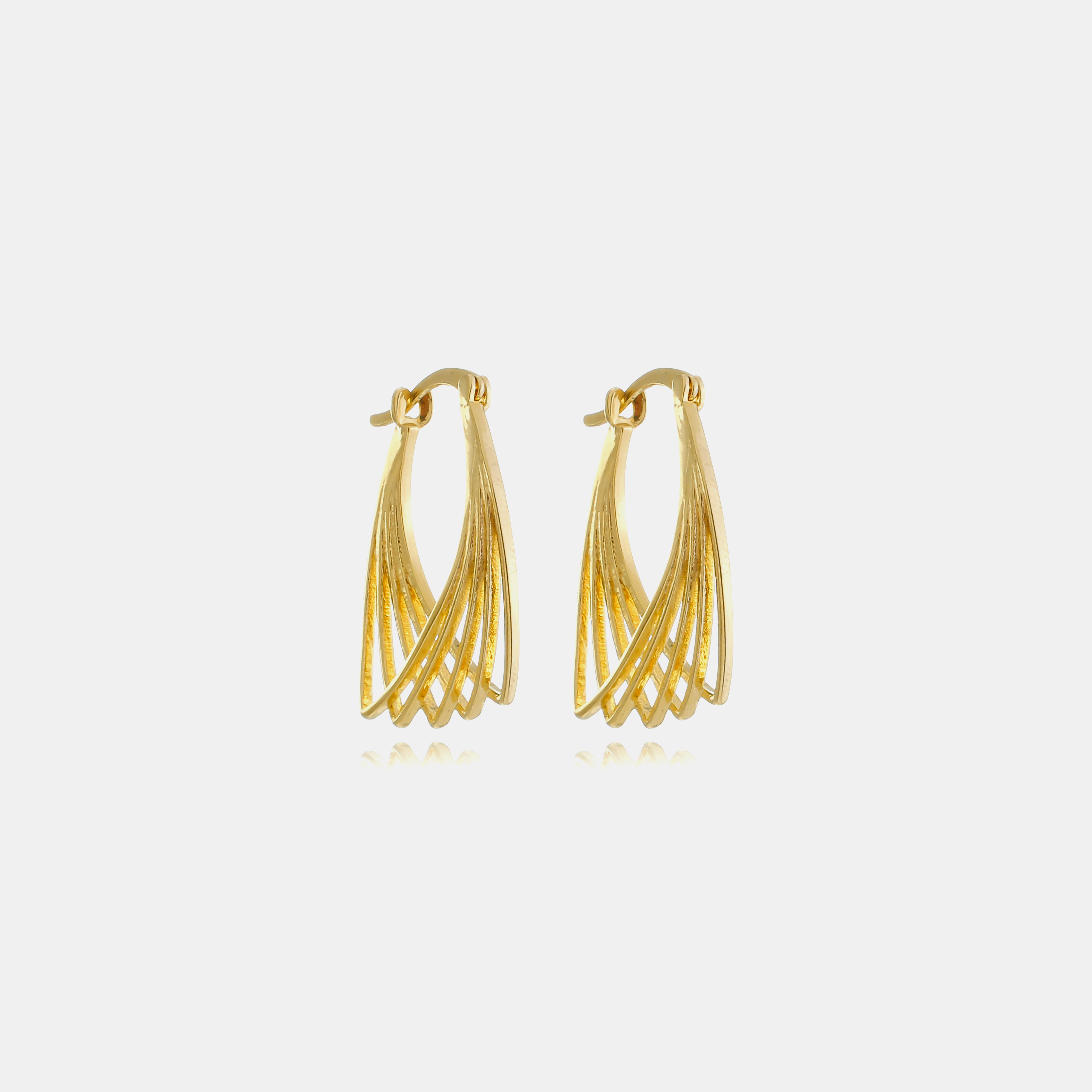 Starna Hoop Earrings | Gold