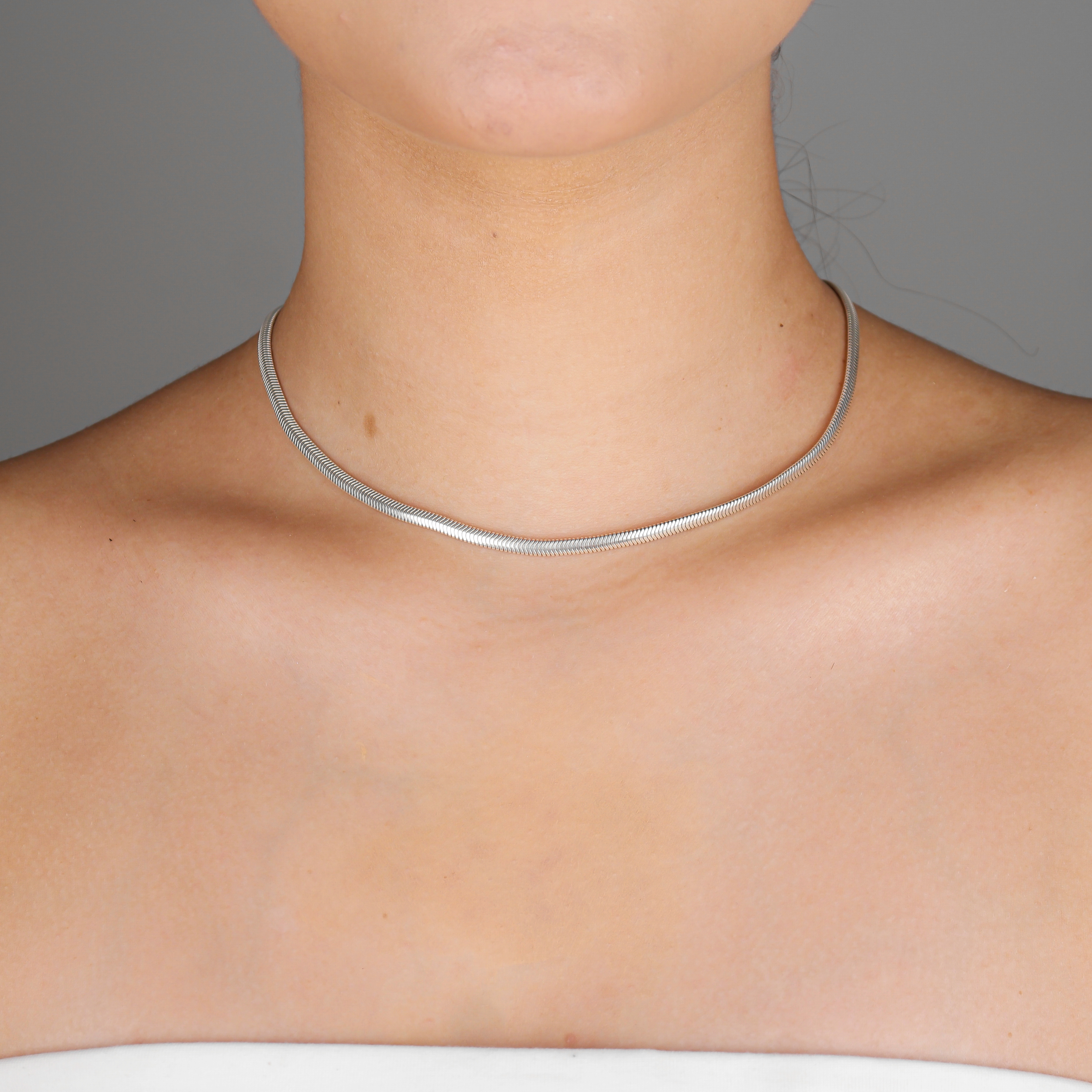 Sterna Sterling Silver Snake Chain Necklace – Pavioti Jewellery