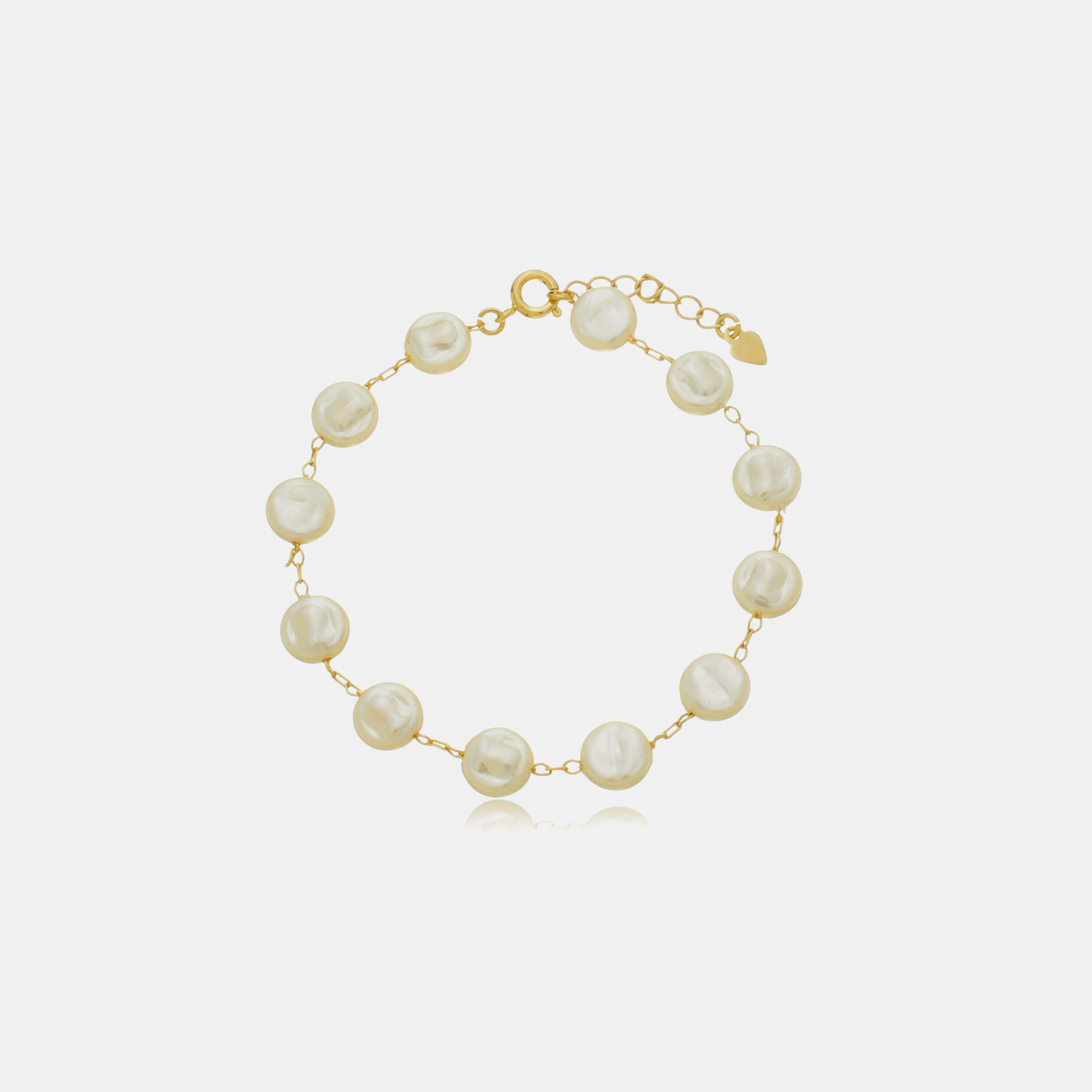Zuzzurella Freshwater Pearl Bracelet | Gold