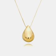 Sarda Dome Long Necklace | Gold