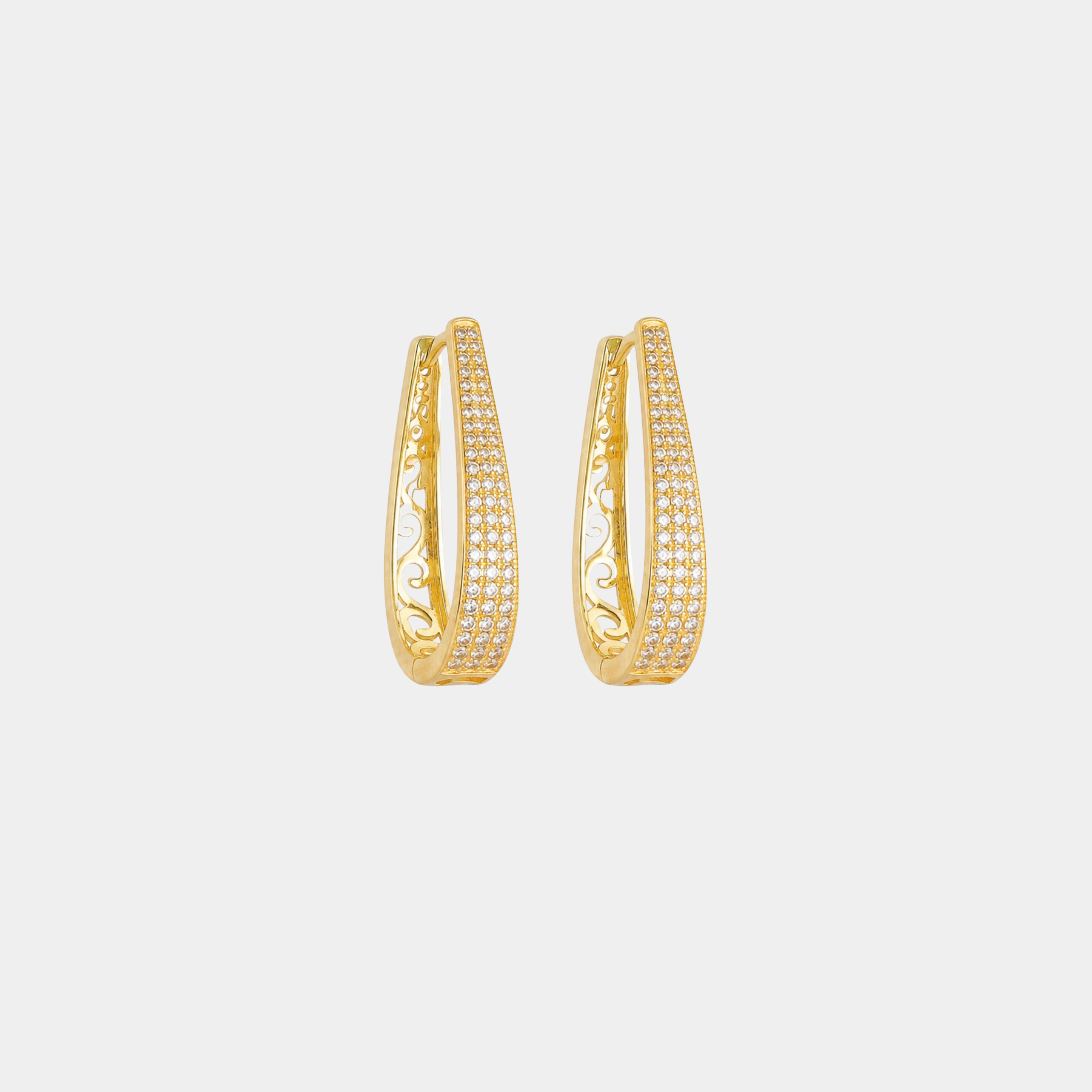 Occhione Hoop Earrings | Gold