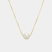 Voltolino Pearl Long Necklace | Gold