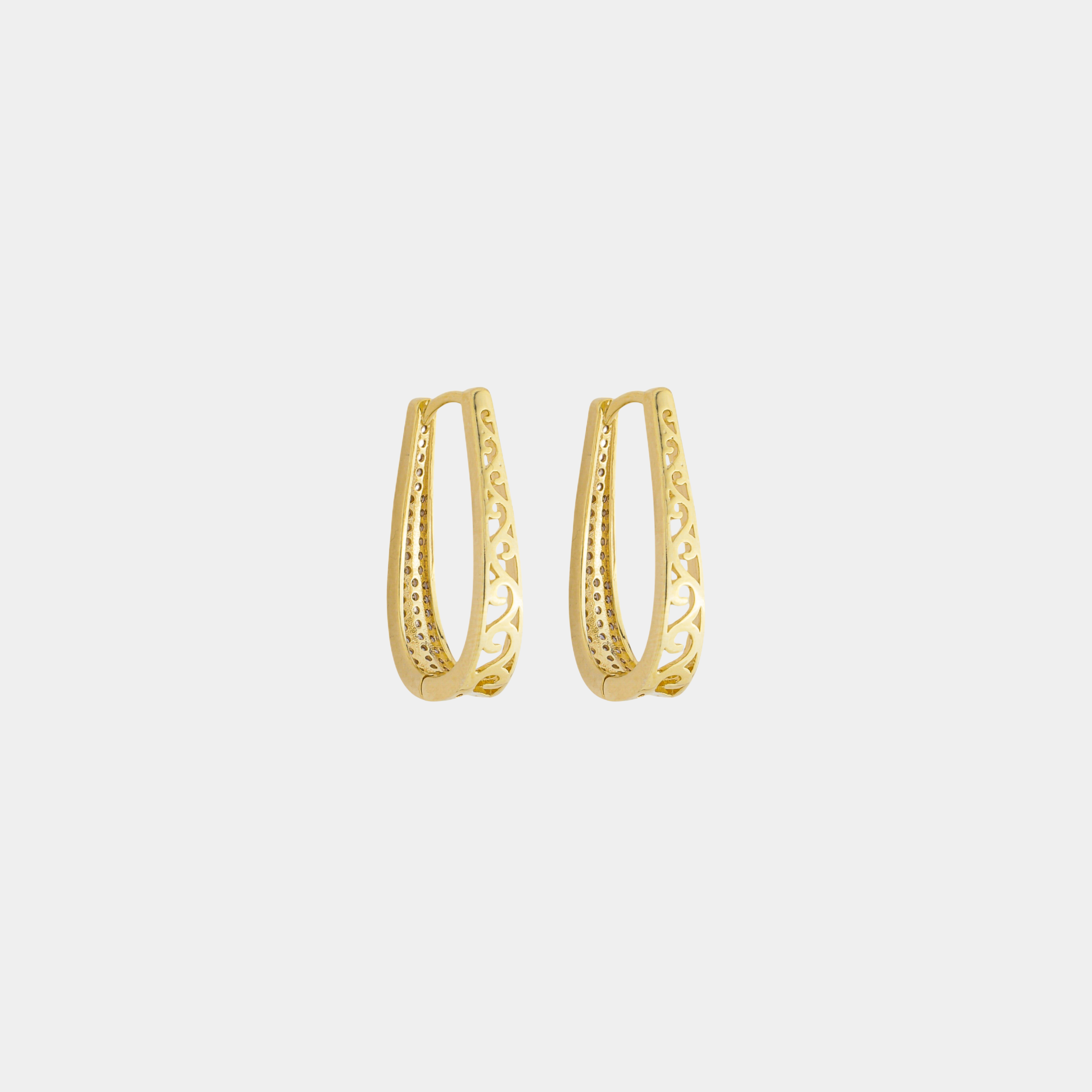 Occhione Hoop Earrings | Gold